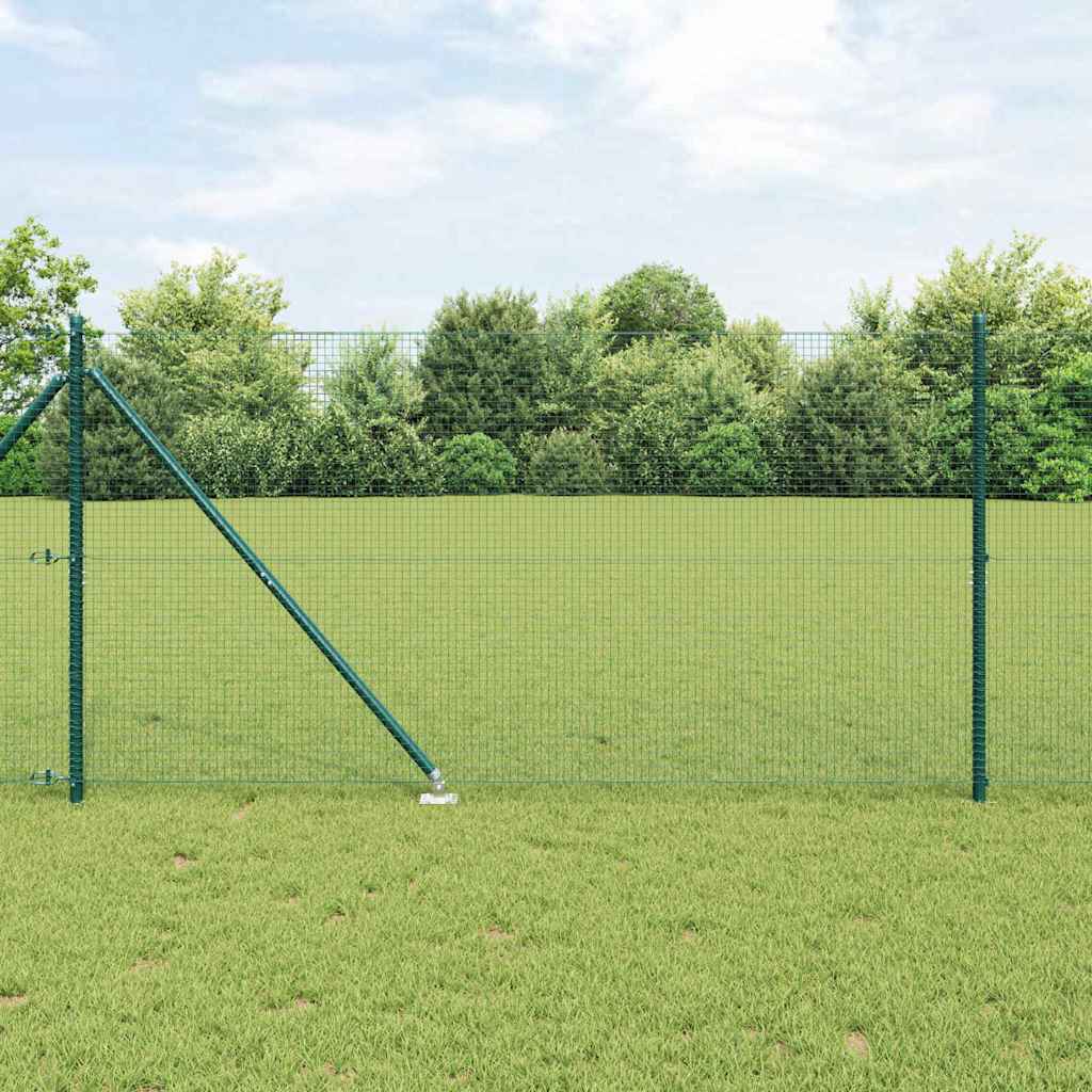 Vidaxl afrasteringspaal groen 10 x 1,2 m (19 x 19 mm gaas)