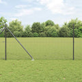 Vidaxl afrasteringspaal grijs 10 x 1,2 m (19 x 19 mm gaas)