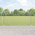 Vidaxl afrasteringspaal zilver 10 x 1,2 m (16 x 16 mm gaas) staal