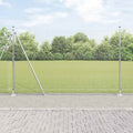 Vidaxl afrasteringspaal zilver 10 x 1,5 m (16 x 16 mm gaas) staal