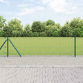 Vidaxl afrasteringspaal groen 25 x 0,6 m (25 x 25 mm gaas)