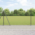 Vidaxl afrasteringspaal grijs 10 x 1,2 m (25 x 25 mm gaas)