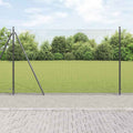 Vidaxl afrasteringspaal grijs 10 x 1,4 m (19 x 19 mm gaas)
