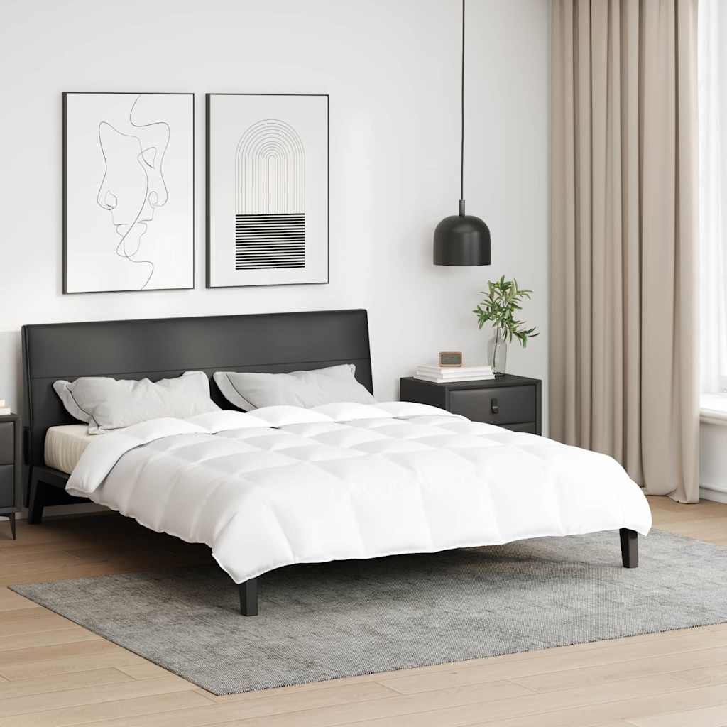 Vidaxl dekbed wit 200 x 220 cm veren