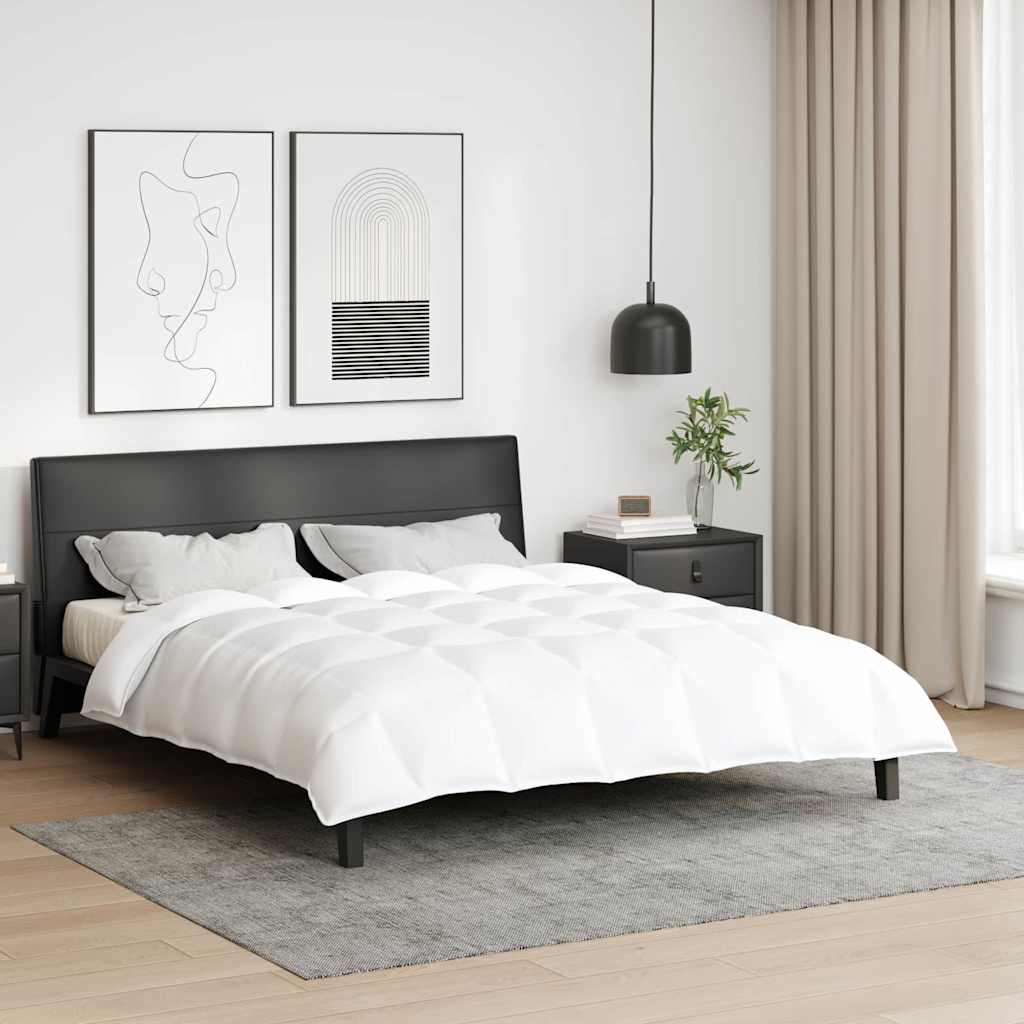 Vidaxl winter dekbed wit 200 x 220 cm veren