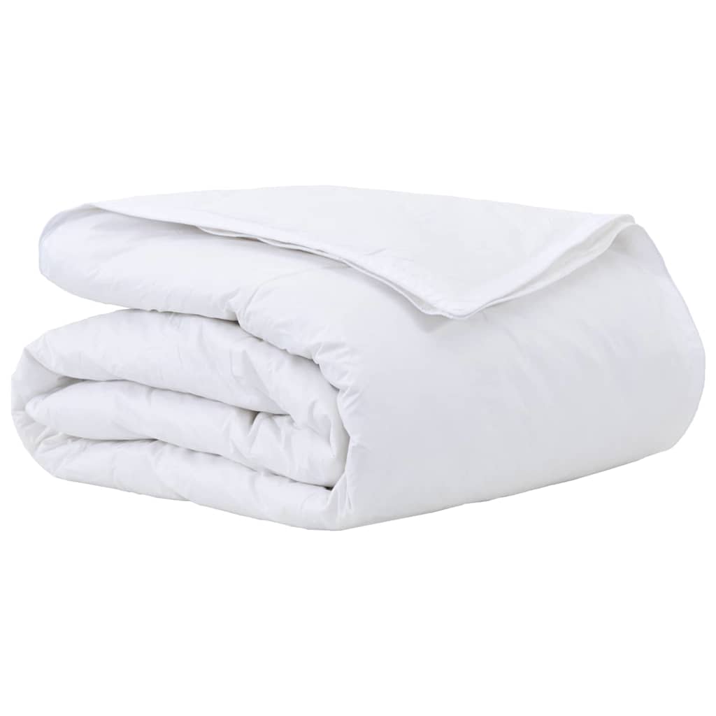 Vidaxl 2-in-1 dekbed wit 155 x 200 cm veren