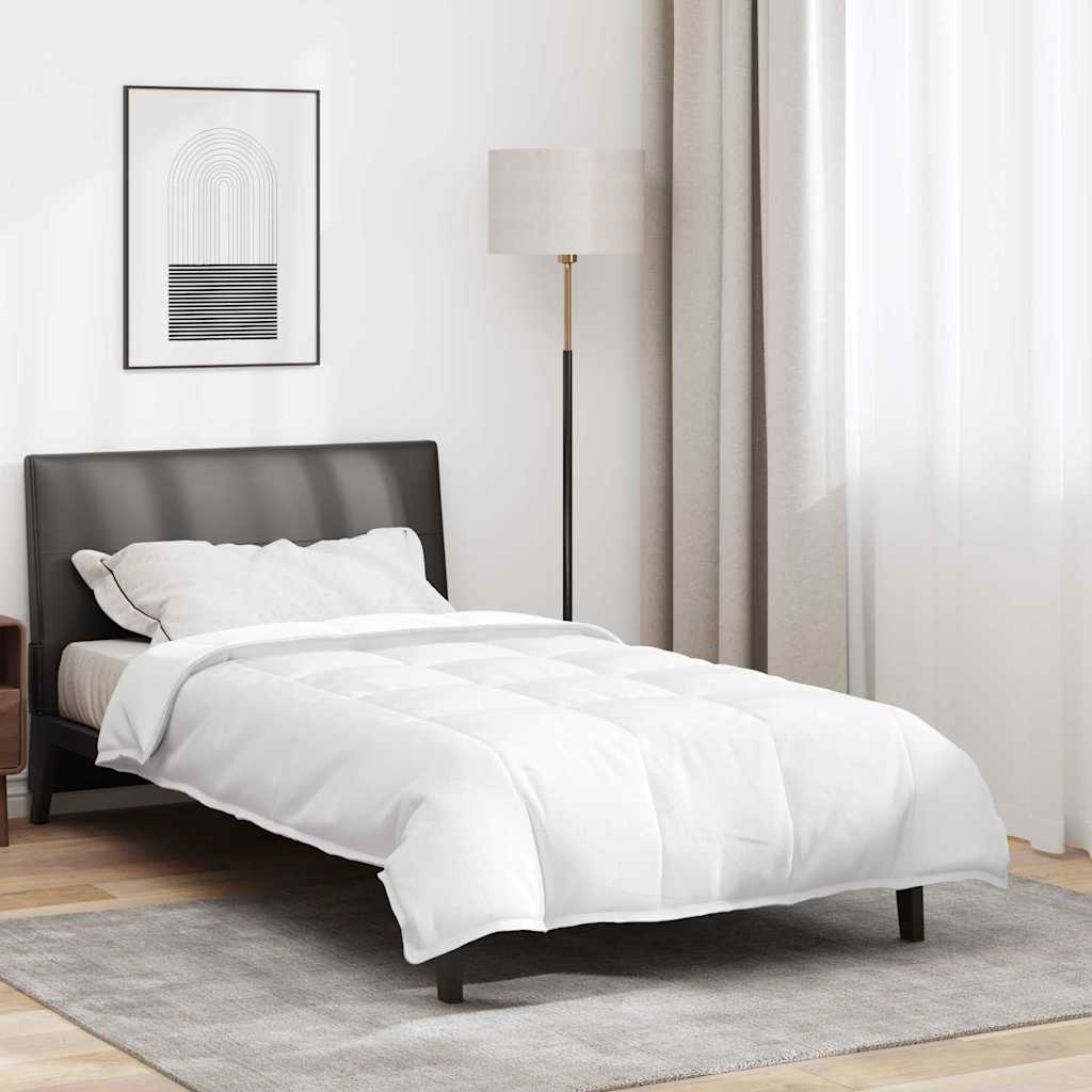 Vidaxl 2-in-1 dekbed wit 135 x 220 cm veren