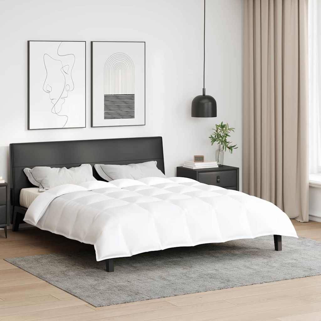 Vidaxl 2-in-1 dekbed wit 240 x 260 cm veren