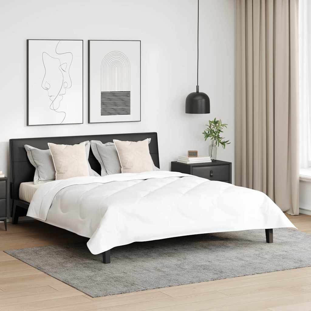 Vidaxl hoofdkussen met kussen 2 pcs wit 65 x 65 cm veren
