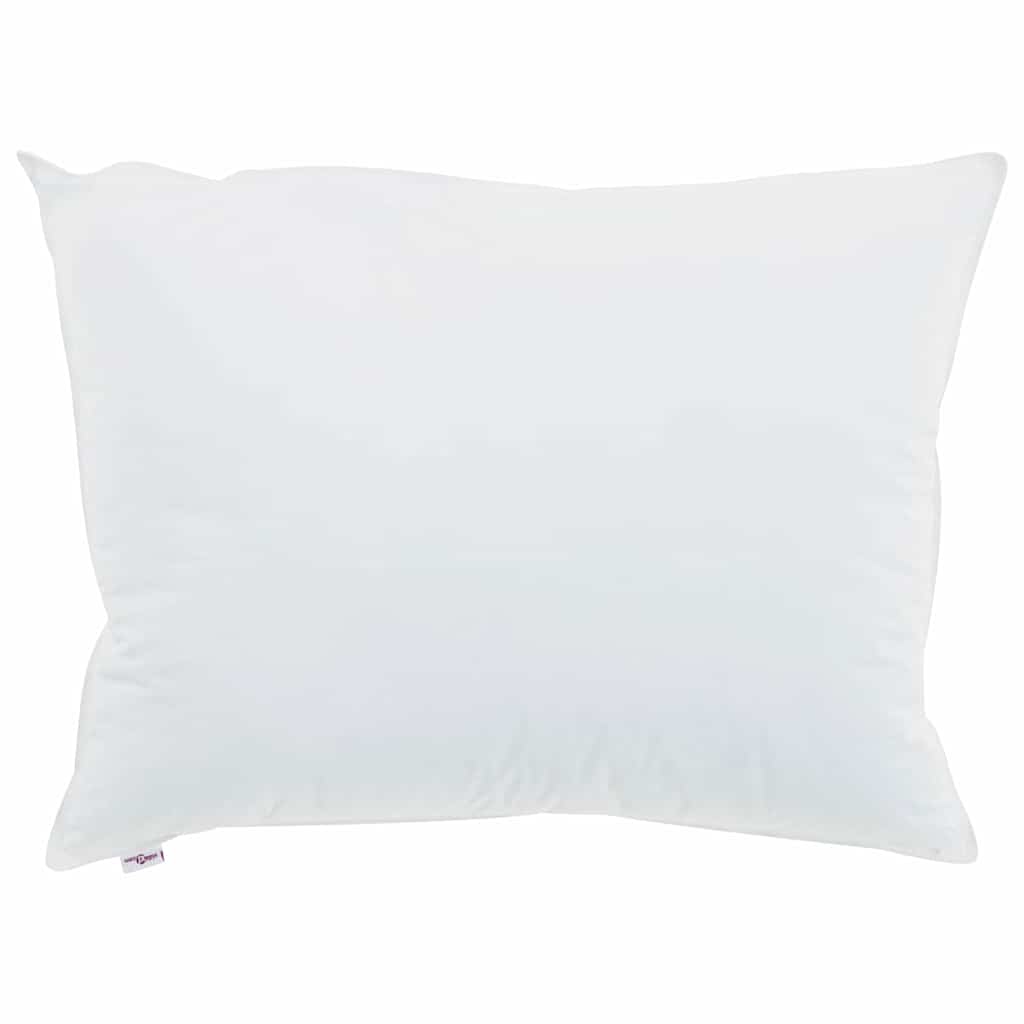 Vidaxl hoofdkussen met kussen wit 50 x 75 cm katoen