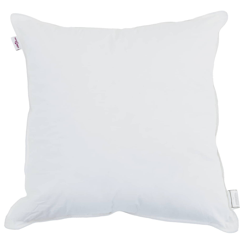 Vidaxl hoofdkussen met kussen 2 pcs wit 80 x 80 cm katoen