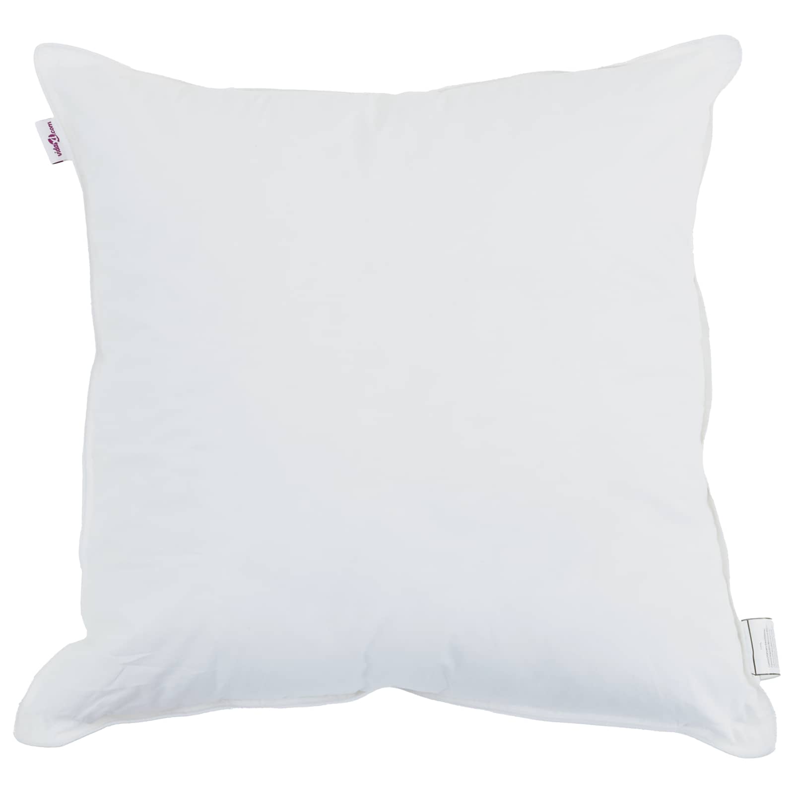Vidaxl hoofdkussen met kussen 2 pcs wit 80 x 80 cm katoen