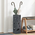 Vidaxl paraplu standaard antraciet 15,5 x 15,5 x 49 cm metaal