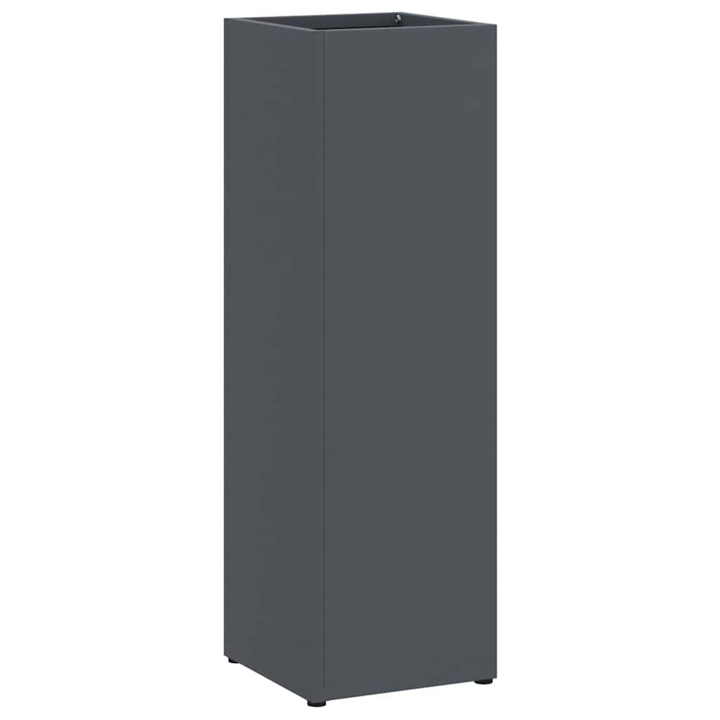 Vidaxl paraplu standaard antraciet 15,5 x 15,5 x 49 cm metaal