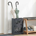Vidaxl paraplu standaard antraciet 28 x 12 x 41 cm staal