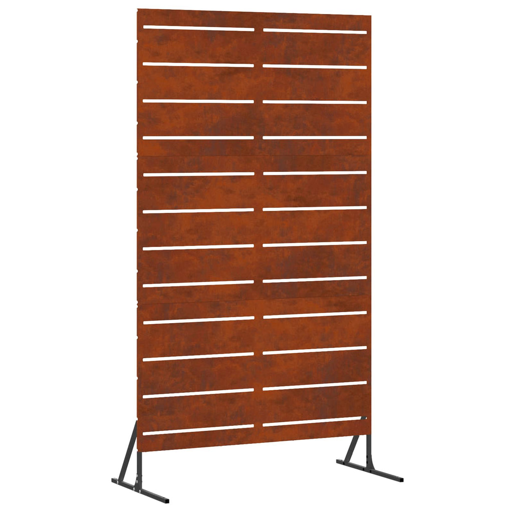 Vidaxl privacyscherm grijs 100 x 50 x 180 cm cortenstaal