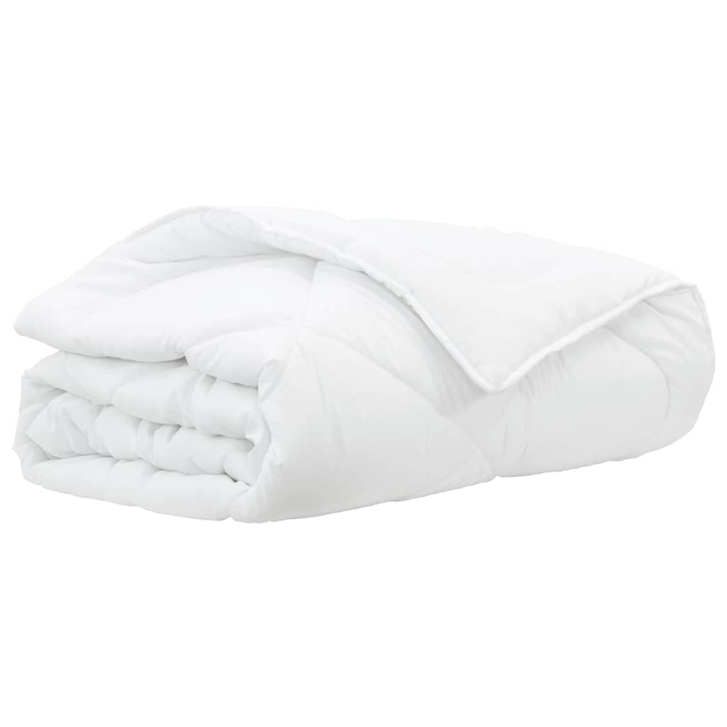 Vidaxl zomer dekbed wit 260 x 220 x 3 cm polyester