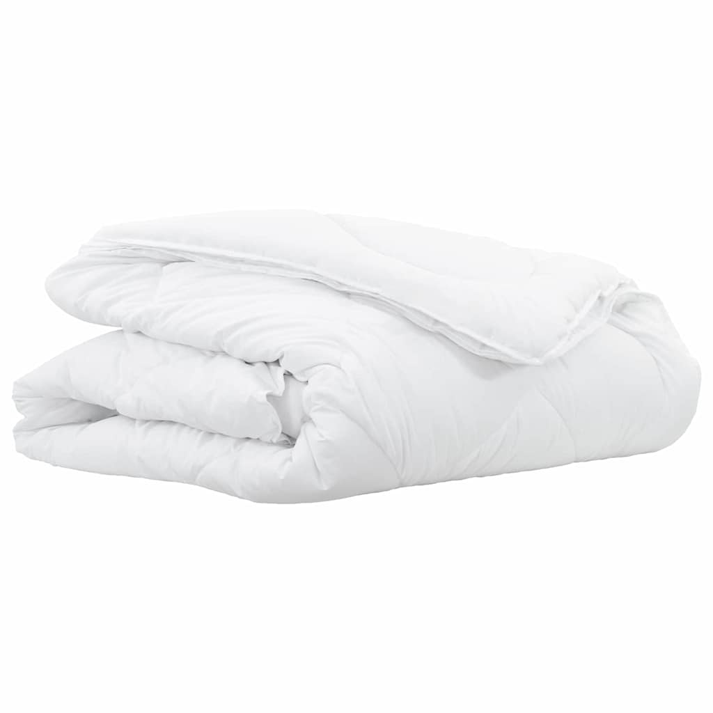 Vidaxl 2-in-1 dekbed wit 135 x 200 cm polyester