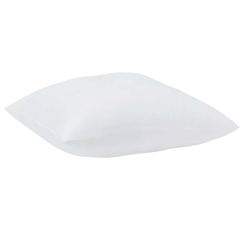 Vidaxl hoofdkussen met kussen 2 pcs wit 80 x 80 x 20 cm polyester