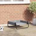 Vidaxl hondenbed lichtgrijs 57 x 57 x 24 cm staal