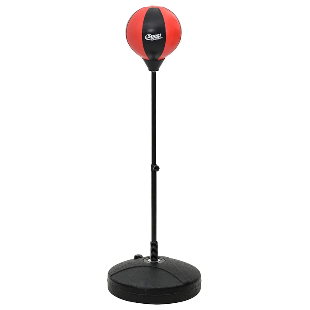 Vidaxl boksballenset met handschoenen en pomp verstelbaar 81-122 cm