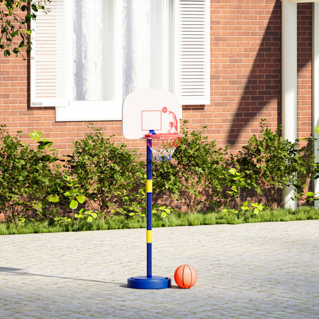 VidaXL Basketballständer mit Ball und Pumpe, höhenverstellbar von 90 bis 121 cm