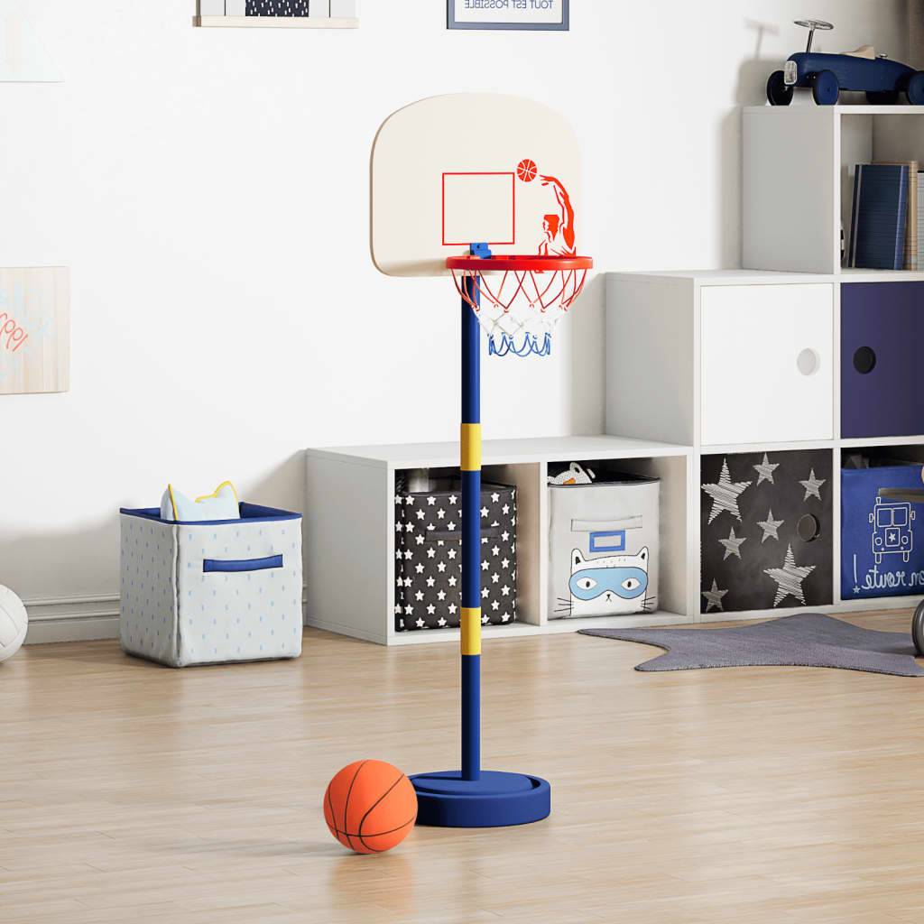 VidaXL Basketballständer mit Ball und Pumpe, höhenverstellbar von 90 bis 121 cm
