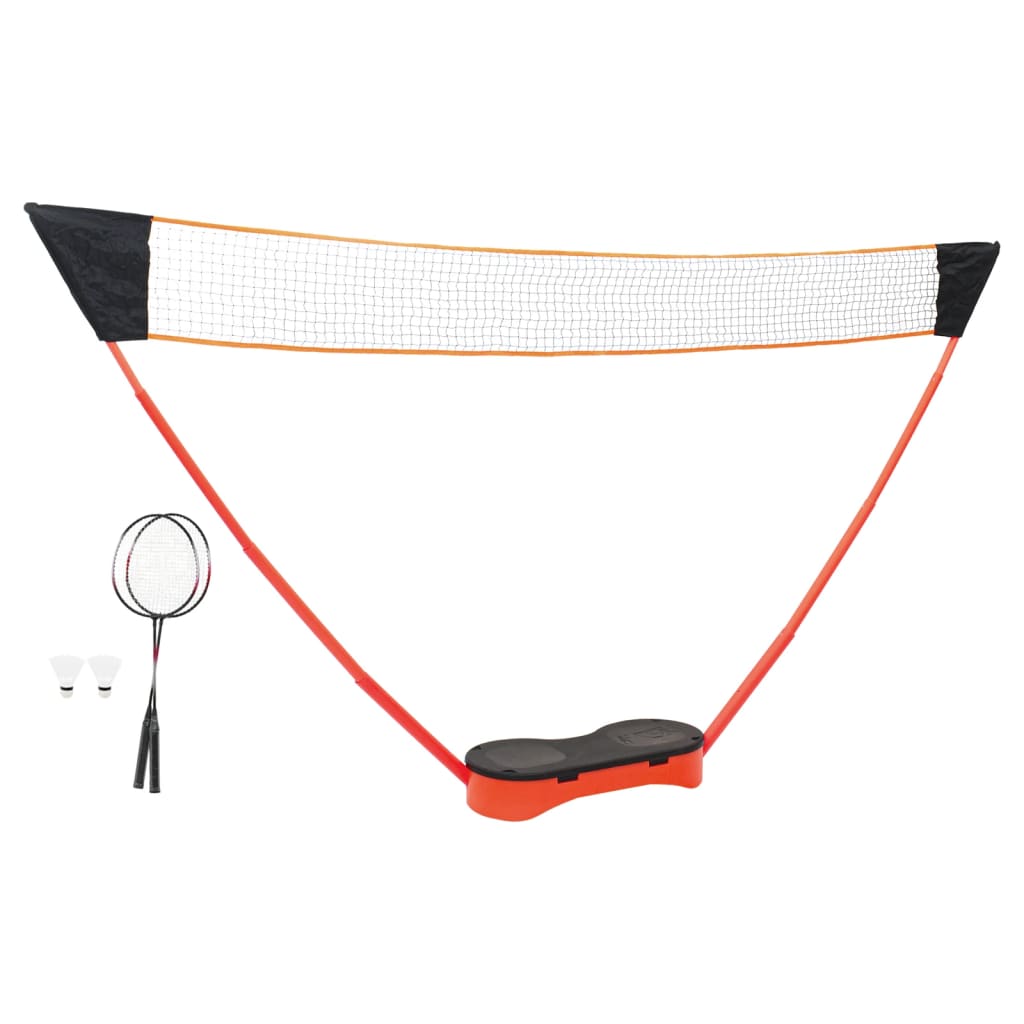 VidaXL Badminton-Set mit 2 Schlägern, Netz und Aufbewahrungstasche (292 x 30 x 152 cm)