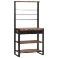 Vidaxl keukenrek multikleur en zwart 80 x 40 x 160 cm
