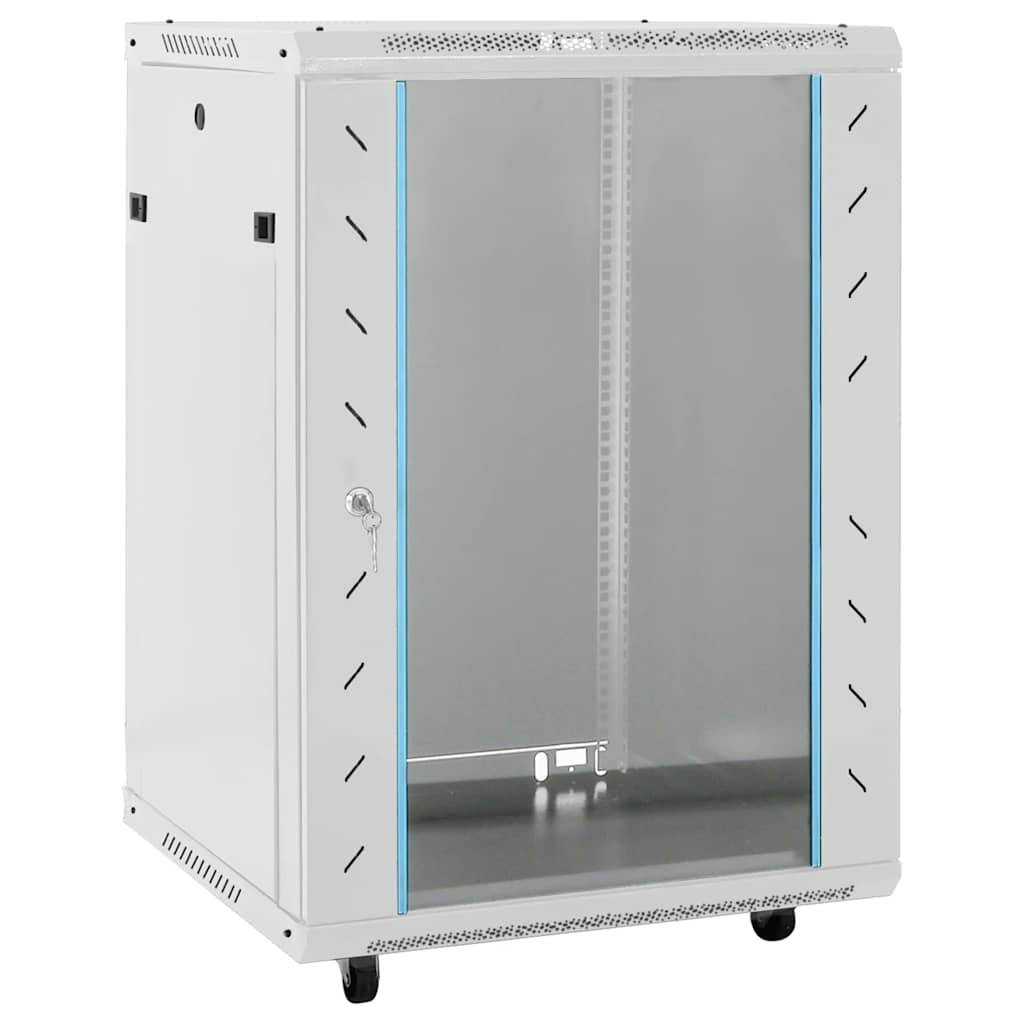 Vidaxl netwerkkast 15u 19 ip20 60x45x86 cm grijs