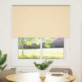 Vidaxl rolgordijn verduisterend 135x130 cm stofbreedte 131,6 cm beige
