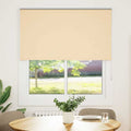 Vidaxl rolgordijn verduisterend 135x150 cm stofbreedte 131,6 cm beige