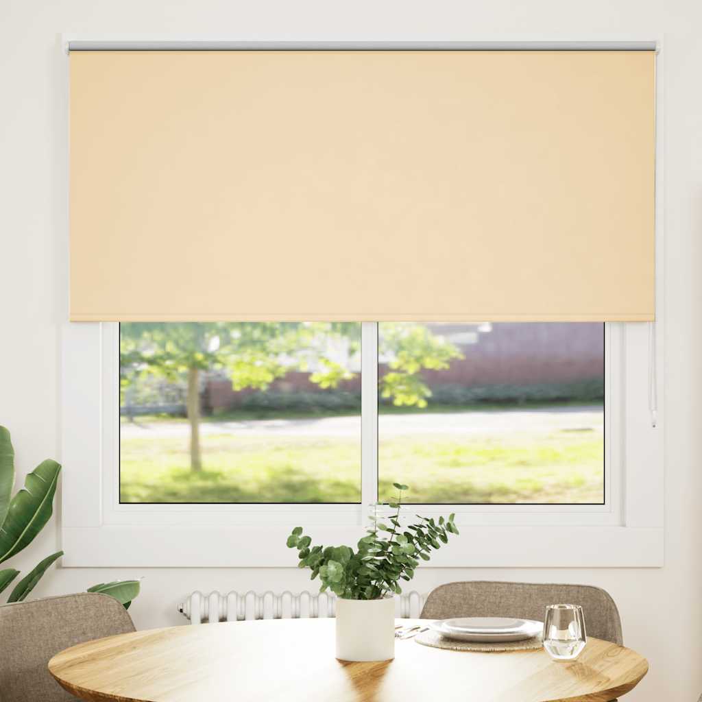 Vidaxl rolgordijn verduisterend 165x150 cm stofbreedte 161,6 cm beige