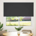 Vidaxl rolgordijn verduisterend 150x130 cm stofbreedte 146,6 cm zwart