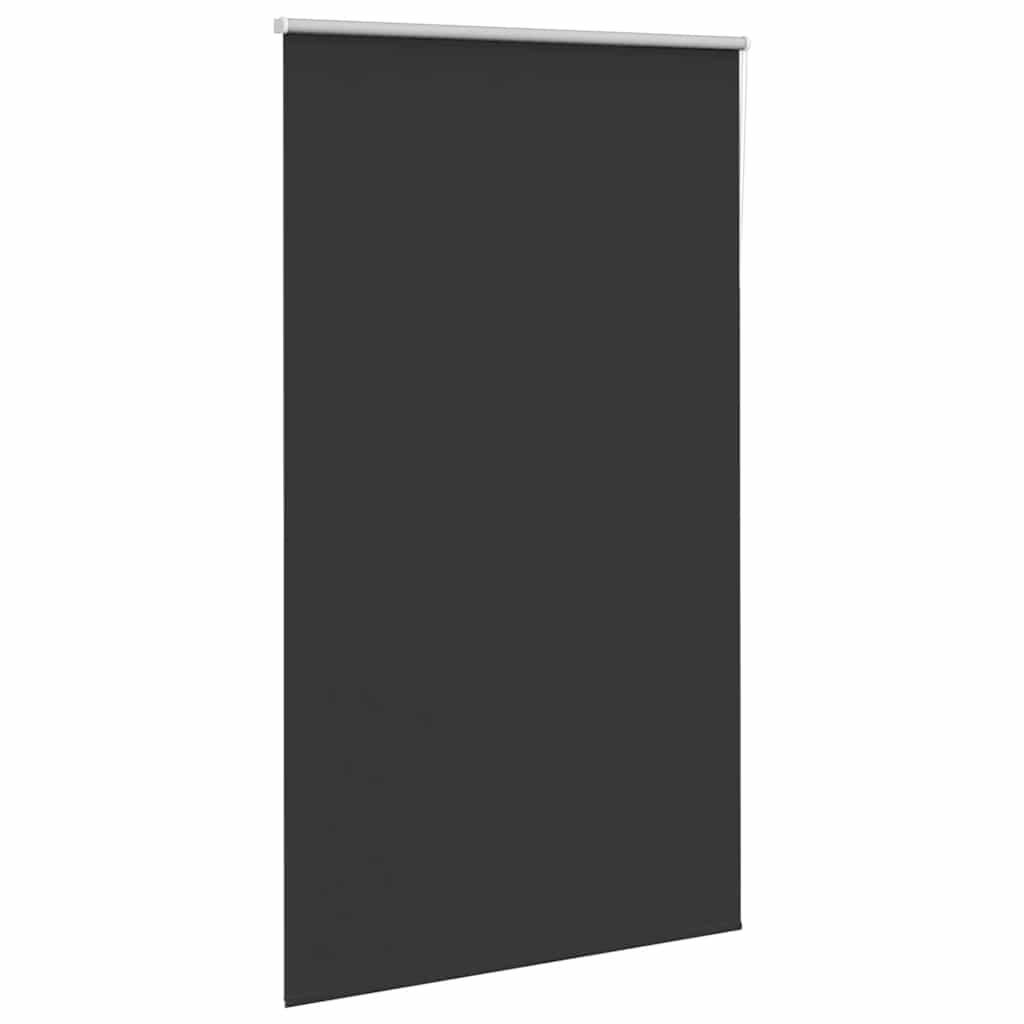 Vidaxl rolgordijn verduisterend 130x210 cm stofbreedte 126,6 cm zwart