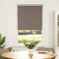 Vidaxl rolgordijn verduisterend koffie 85x130 cm stofbreedte 80,7 cm