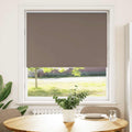 Vidaxl rolgordijn verduisterend koffie 90x130 cm stofbreedte 85,7 cm