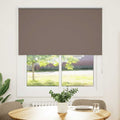 Vidaxl rolgordijn verduisterend koffie 120x130 cm stofbreedte 116,6 cm