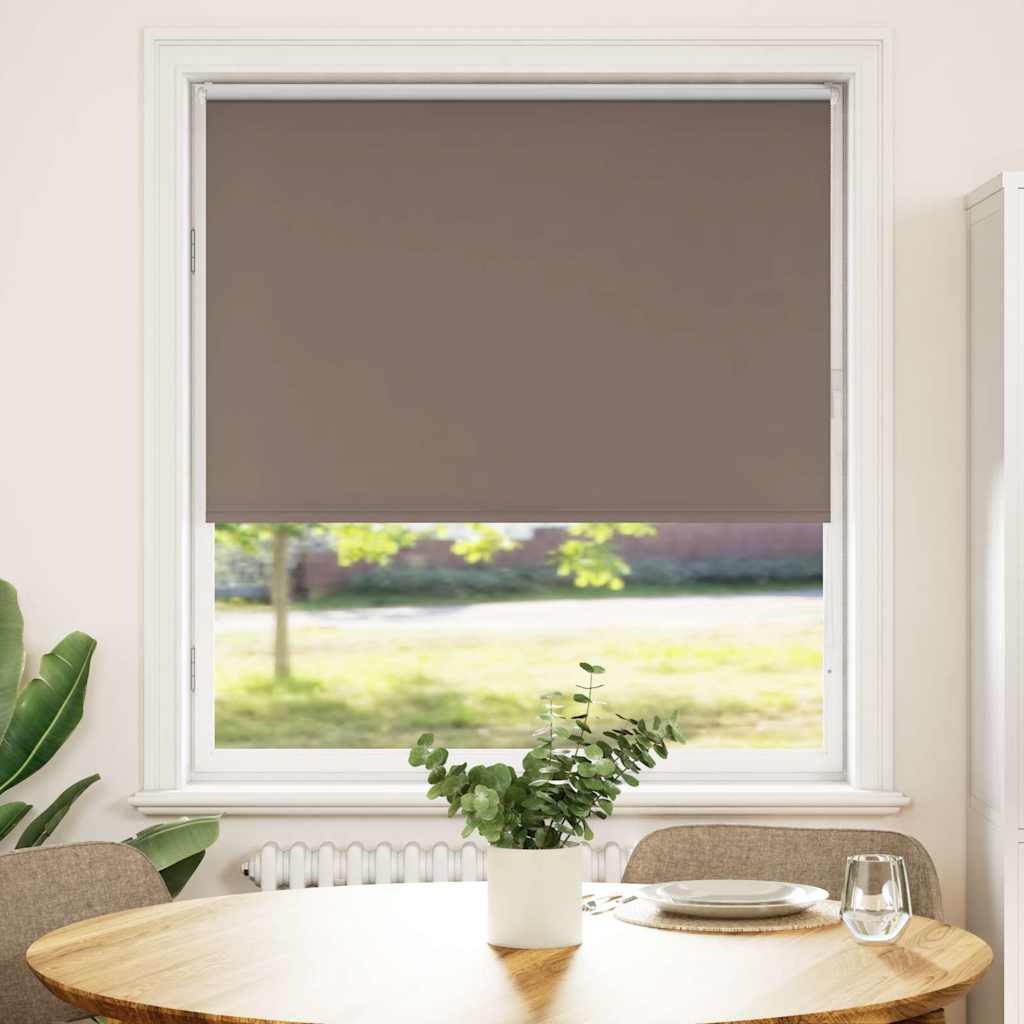 Vidaxl rolgordijn verduisterend koffie 95x150 cm stofbreedte 90,7 cm