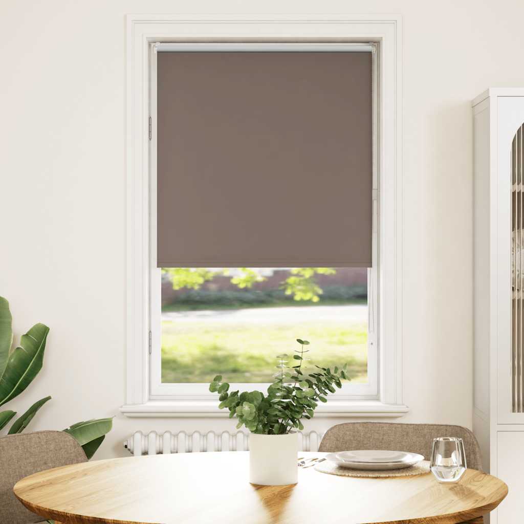 Vidaxl rolgordijn verduisterend koffie 75x175 cm stofbreedte 70,7 cm