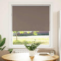 Vidaxl rolgordijn verduisterend koffie 90x175 cm stofbreedte 85,7 cm