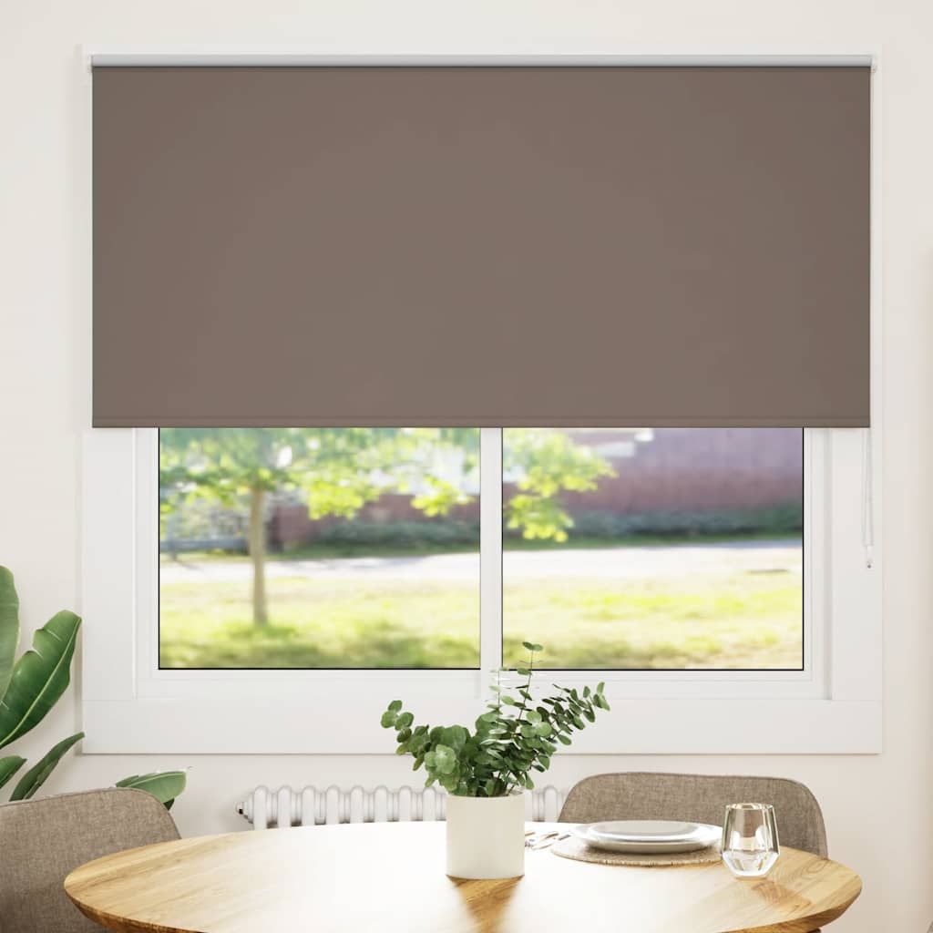Vidaxl rolgordijn verduisterend koffie 160x175 cm stofbreedte 156,6 cm