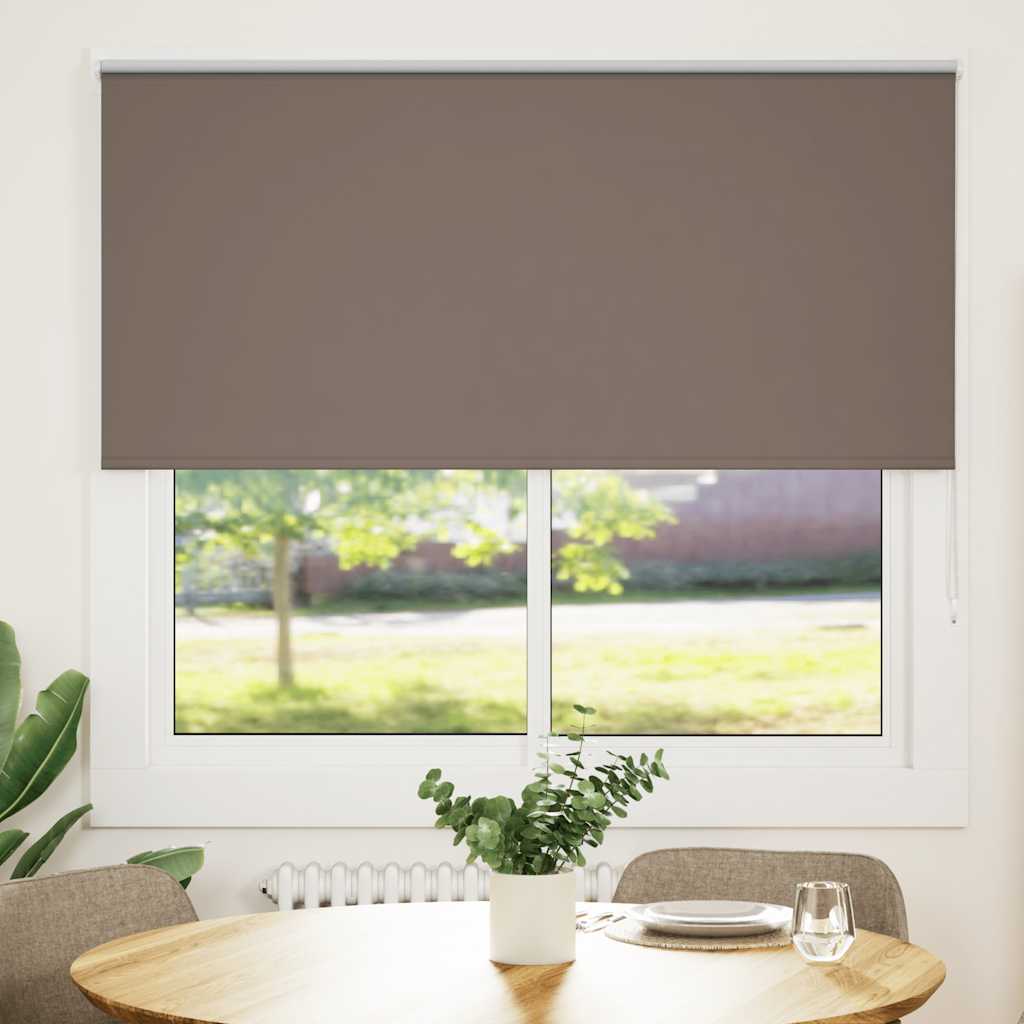 Vidaxl rolgordijn verduisterend koffie 165x175 cm stofbreedte 161,6 cm