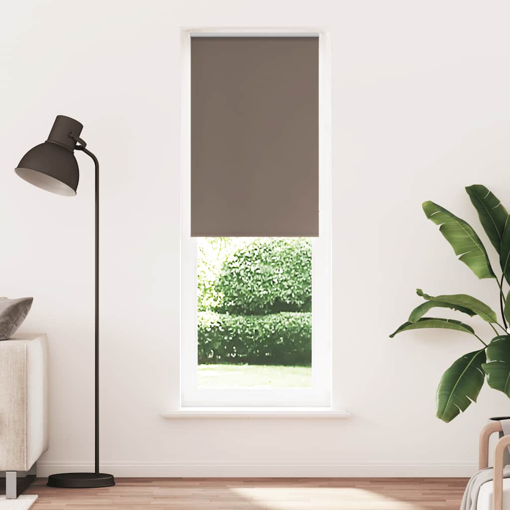 Vidaxl rolgordijn verduisterend koffie 80x210 cm stofbreedte 75,7 cm