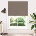Vidaxl rolgordijn verduisterend koffie 145x210 cm stofbreedte 141,6 cm