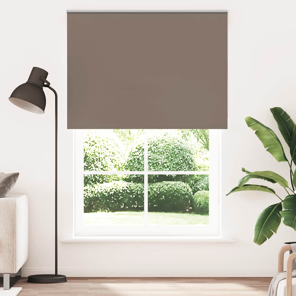Vidaxl rolgordijn verduisterend koffie 165x210 cm stofbreedte 161,6 cm