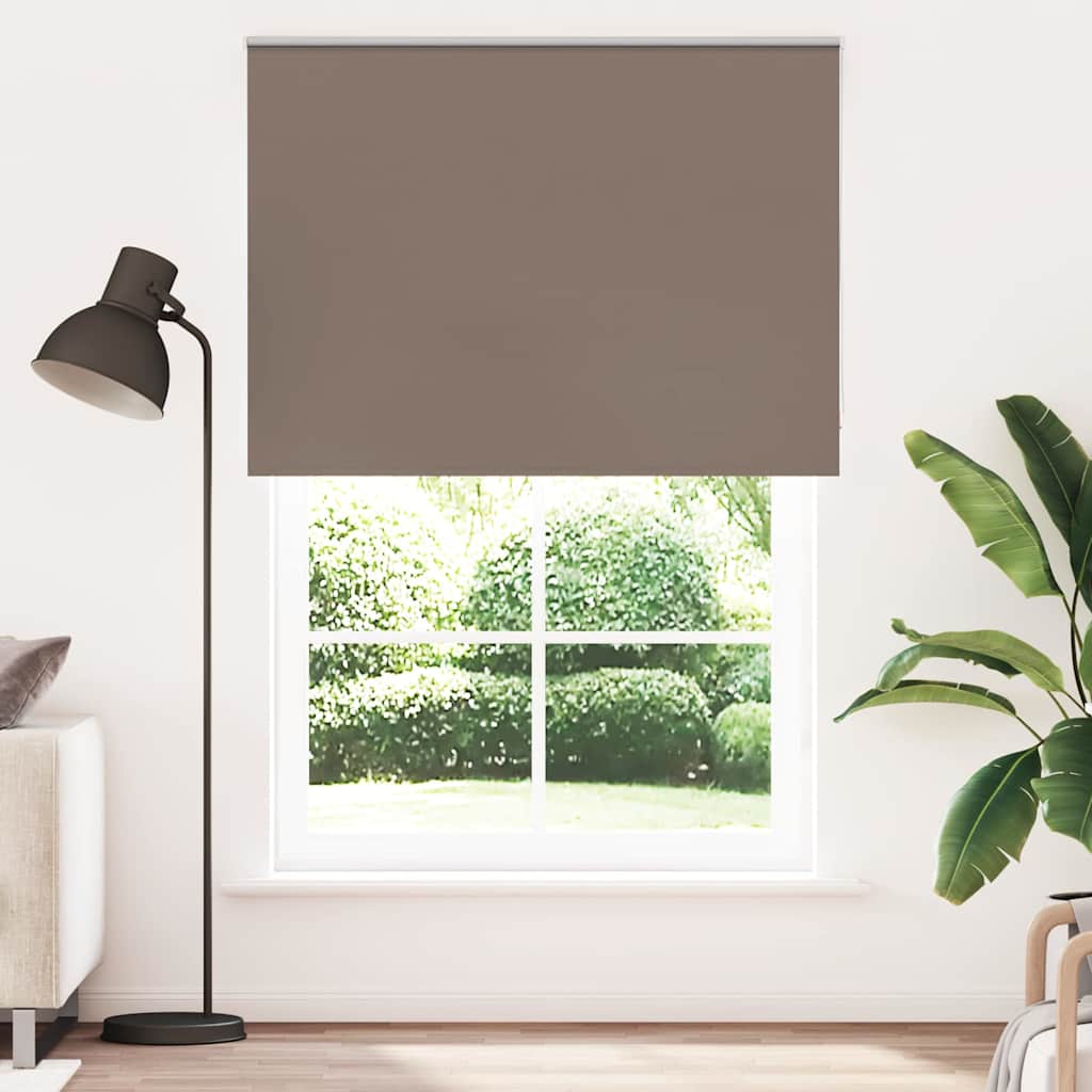 Vidaxl rolgordijn verduisterend koffie 160x230 cm stofbreedte 156,6 cm