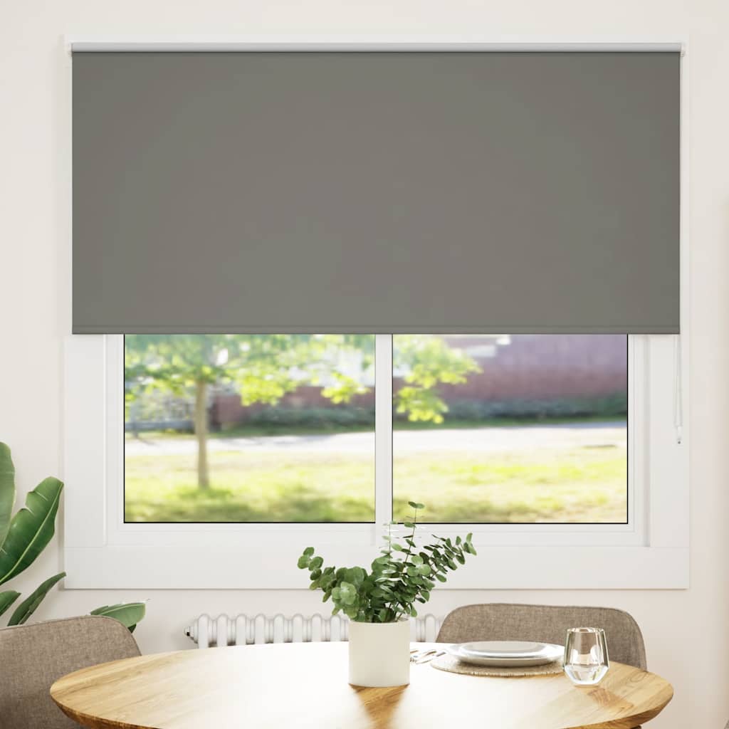 Vidaxl rolgordijn verduisterend 150x175 cm stofbreedte 146,6 cm grijs