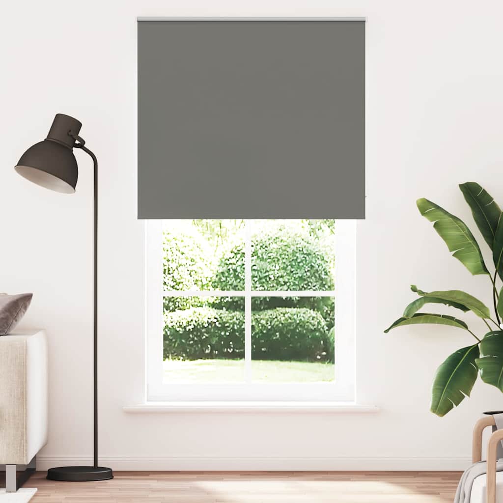 Vidaxl rolgordijn verduisterend 135x210 cm stofbreedte 131,6 cm grijs