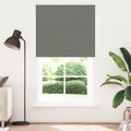 Vidaxl rolgordijn verduisterend 135x230 cm stofbreedte 131,6 cm grijs